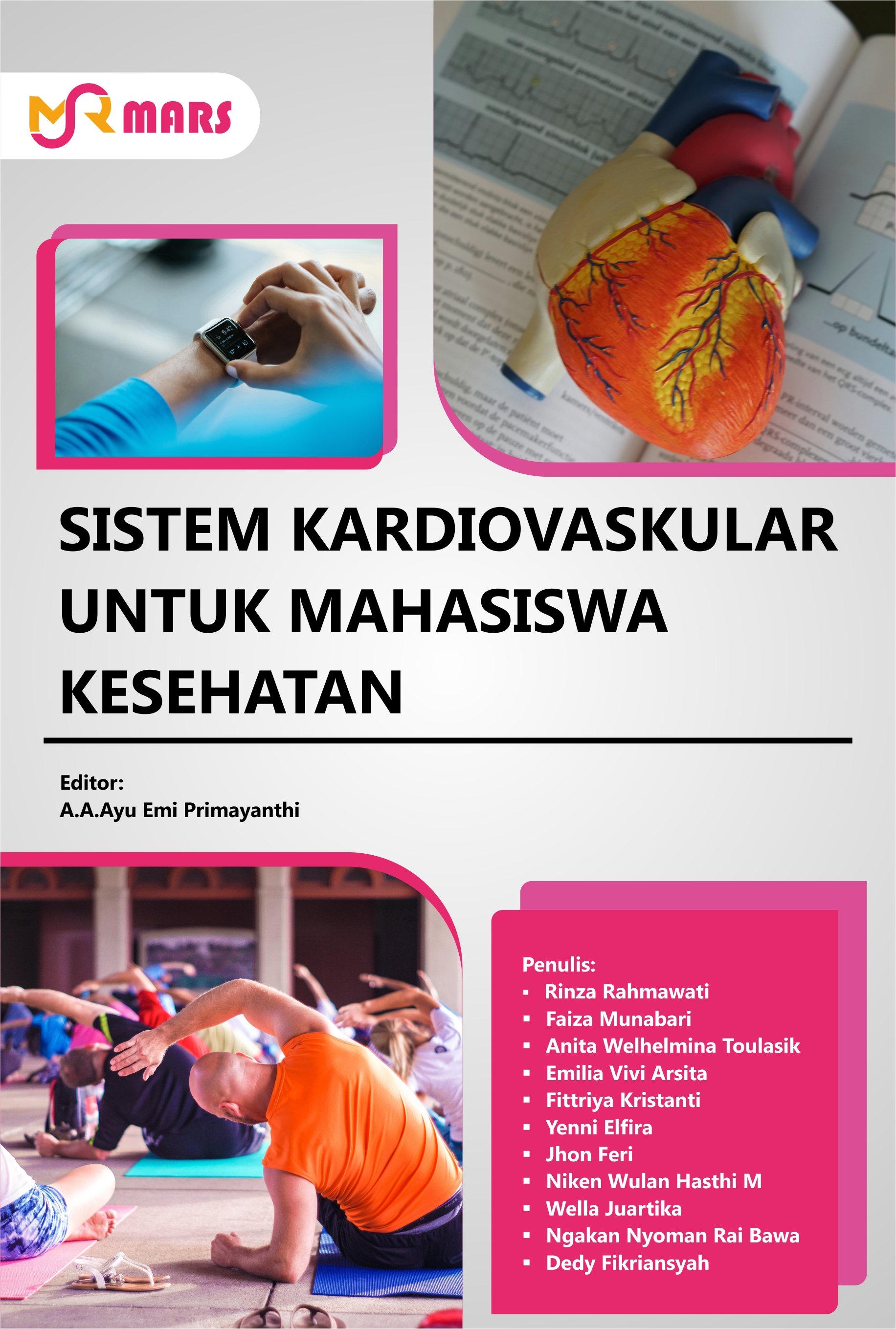 Cover buku: Sistem Kardiovaskular untuk Mahasiswa Kesehatan