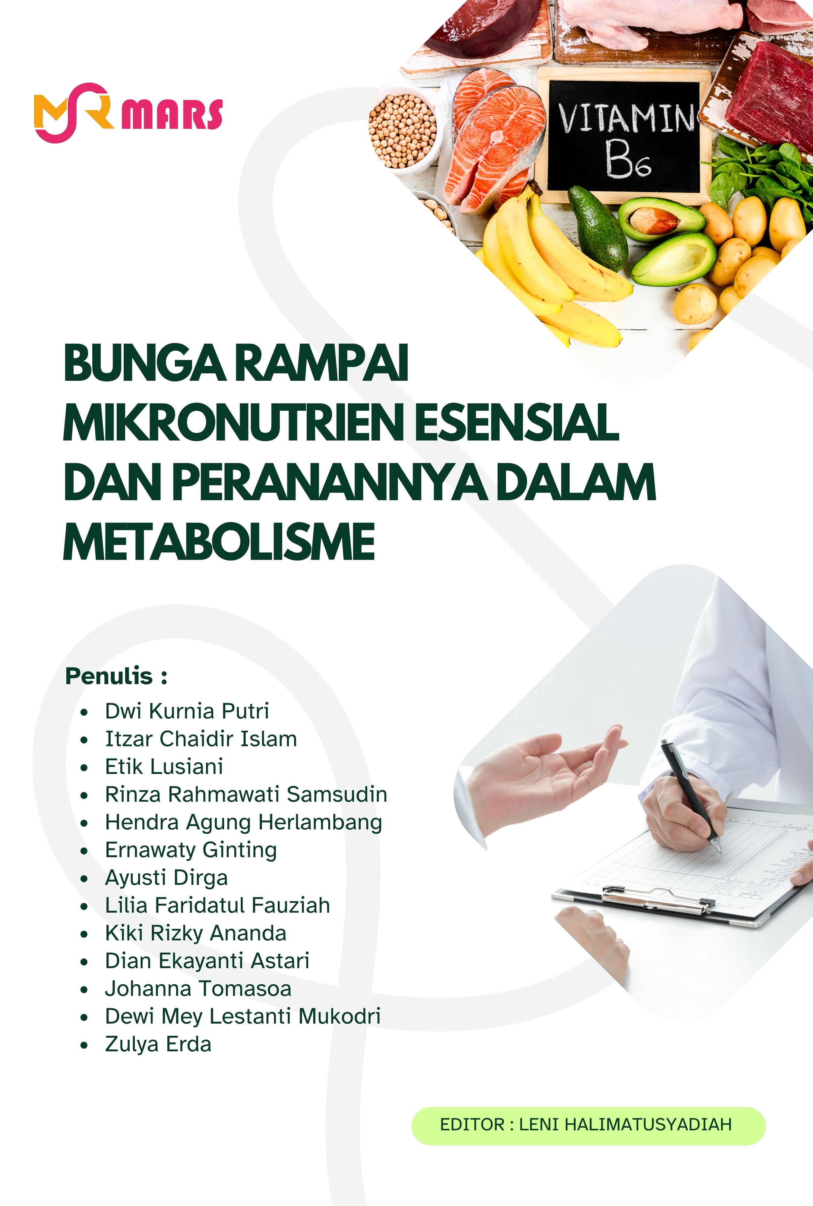 Cover buku: Mikronutrien Esensial dan Peranannya dalam Metabolisme